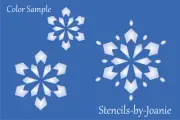 Joanie (3) Snowflakes Stencil Winter Holiday Christmas Decor DIY Craft Art Signs