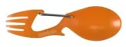 KERSHAW RATION ORANGE Fork, Spoon, Bottle Opener Carabiner Gate 1140ORX **L@@K**