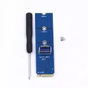 Ngff- to PCI for Express Adapter USB Riser for 2280 2242 2260 SSD Extende