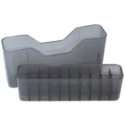 MTM 20 RD Slip Top Ammo Box WSM 45-70 to 30-30 in Smoke - J-20-MLD-41