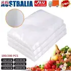 200/100 X Vacuum Sealer Bags Precut Food Storage Saver Heat Seal Cryovac 7 Size