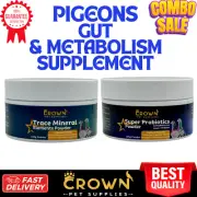COMBO Pigeons Gut & Metabolism Supplements Trace Elements & Strong Immunity