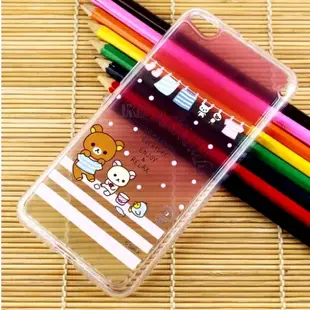 Rilakkuma 拉拉熊 HTC One X9 彩繪漸層保護軟套