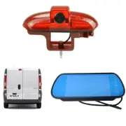 Oval Reversing Camera Kit and Mirror Monitor For Renault Trafic Van 2001 - 2014