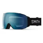 Smith I/O Mag Ski and Snow Goggles Black, ChromaPop Everyday Blue Mirror + Bonus