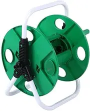 Hose Pipe Holder Small Cord Reel Stand, Garden Hose Reel Cart, Hose Water Pipe Holder, Easy to Grip Handles, Holds Up to 82 Feet, 1/2 inch Hose Hose Pipe Hanger