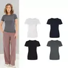 AWDis Ecologie Women's Organic Cotton Cascade Tee - Plain Stylish Lady T-shirt