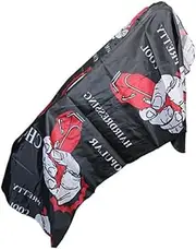 OFFIGAM 1Pc Barbershop Cape Durable Hair Cutting Apron for Hairdressing Odor Design Safe for Customers for Barbershop Use Black Red