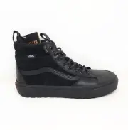 Vans Sk8-Hi MTE-2 Waterproof Winter Hiking Boot Shoe All Black Mens Size 9.5 US