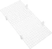 Yardwe 2pcs Fish Tank Cover Aquarium Mesh Aquarium Divider Plastic Grid Dividers Fish Tank Divider for Betta Fish Aquarium Grid Divider Tray Tank Grid Divider Fish Tank Dividers