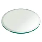 Fab Glass Mirror Glass Table Top 18" Round 1/2" Thick Tempered Edge Polished