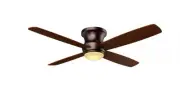 Wind River 52" Zorion Oil Bronze 4 Blade Hugger LED Light Ceiling Fan WR1464OB