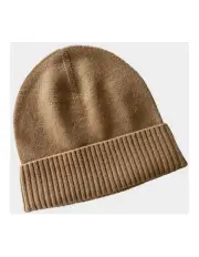 [Heirloom Cashmere] Cashmere Beanie in Toffee