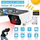 Solar Battery Powered Wifi Cam Outdoor Wireless Home Security IP Camera System