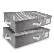 2pc Under Bed Storage Containers, Bedroom Under the Bed Drawer Storage
