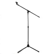 Telescopic Boom Microphone Stand Adjustable Mic Holder Tripod