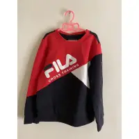 在飛比找蝦皮購物優惠-FILA 120公分小童二手衣服（近全新）