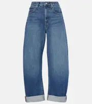 [Frame] Frame The Bubble barrel-leg jeans 31 blue