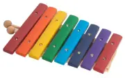 Mano Percussion 8 Note Coloured Xylo C6-C7 Solid Wood