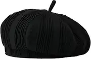 [Generic] 2025 Fashion Ruched Texture Beret Hats for Women Girls Retro French Painter Artist Beret Elegant Newsboy Cap Beanie