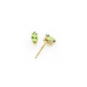 14k Yellow Gold 6x3mm Marquise Peridot Earrings