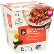 Woolworths Ready to Eat Meal Sweet & Sour Chicken 350g
