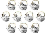 Set of 10, Somonohonpo 6 Earthenware Pot with U (7.5 x 4.5 inches (14 x 11.5 cm) 850cc | Arita Yaki Ware
