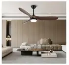 52 Inch Ceiling Fan with Light, Remote Control, Reversible DC Motor, Stepless Di