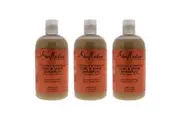 Coconut and Hibiscus Curl Shine Shampoo by Shea Moisture for Unisex - 13 oz Shampoo - Pack of 3