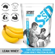 1KG BANANA LEAN WHEY PROTEIN ISOLATE / CONCENTRATE - LEAN WPI / WPC 1 X 1KG