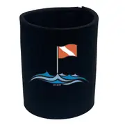 Ow Diving Flag Waves - Funny Novelty Stubby Holder