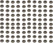 TREETDOBV 100pcs Antique Bronze Spacer Beads, Spacer Beads Zinc Alloy Spacer Beads 3mm Hole Diameter DIY Handcraft Zinc Alloy Spacer Beads for Pendants Jewelry