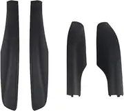 4PCS Roof Rack Luggage Rack,Compatible with Toyota Fortuner 2004-2014 Black ABS Bar Rail End Cover Shell Cap Trim