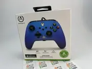 PowerA Enhanced Wired Controller for Xbox One Series X|S - Midnight Blue & Cable