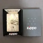 Zippo oil Lighter Japanese Wolf God Oguchi Magami Divine Beast Silver Gold New