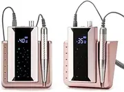 Ultra-low Noise Brushless 40000RPM Electric Nail Drill Machine 85W Rechargeable Cordless Professional Home/Salon Nail Drill Machine