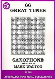 Australian Wind Music Publications 66 Great Tunes for Alto Saxophone Book
