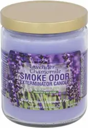 Smoke Odor Exterminator Lavender Chamomile Candle
