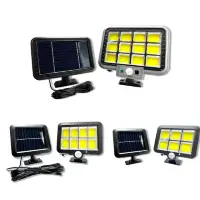 在飛比找momo購物網優惠-分體式太陽能壁燈 太陽能感應燈(AH-056 太陽能投光燈 