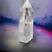 Clear Quartz Crystal Obelisk Meditation Tower (#1)