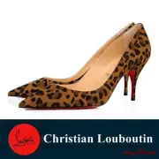 Women 6.5US Louboutin Pumps Clare 80 Veau Velours Rio
