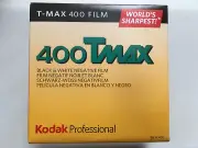 Kodak T-Max 400 B&W Negative Camera Bulk Load Film 100' Roll 30.5 meter TMY402