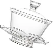 VERDANVERSE 1Set Glass Teaware with Lid Simple Tea Brewing Bowl Teacup for and Oolong Tea Business Present for Tea Lovers