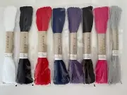 Olympus 100% Cotton Sashiko Sewing Thread~8 Skein Set/22 yds ea.~Mixed Colors