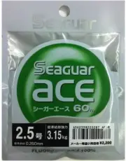 Seaguar ace Fluorocarbon Line #2.5 3.15kg 60m 20287 JAPAN IMPORT