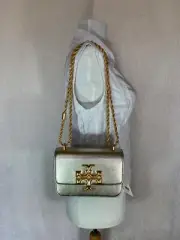 NEW Tory Burch Gold Eleanor Small Convertible Shoulder Bag $748