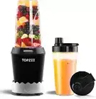 Blender for Shakes and Smoothies, TOPZEE Smoothies Portable Food grey