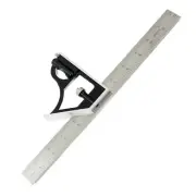 12" Combination Square | Angle Level Depth Gauge Ruler Combo SAE MM Metric