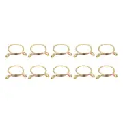 Fuel Line Hose Clips, 10pcs 36mm 65Mn Steel Tubing Spring Clamps