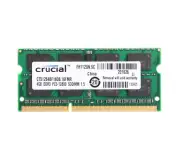 Crucial Laptop RAM 4GB PC3-12800S DDR3 1600MHz SODIMM Notebook Low density 1.5V